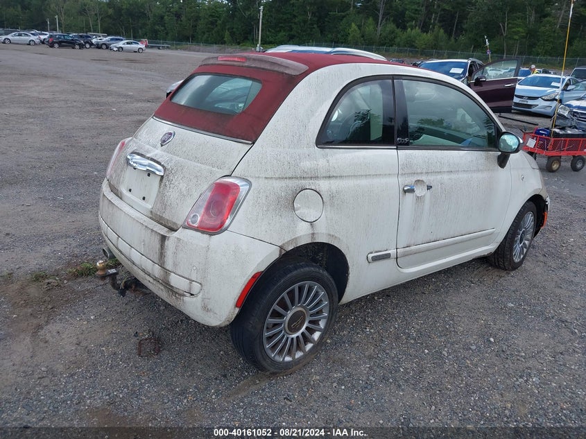 2012 Fiat 500C Lounge VIN: 3C3CFFER4CT109529 Lot: 40161052