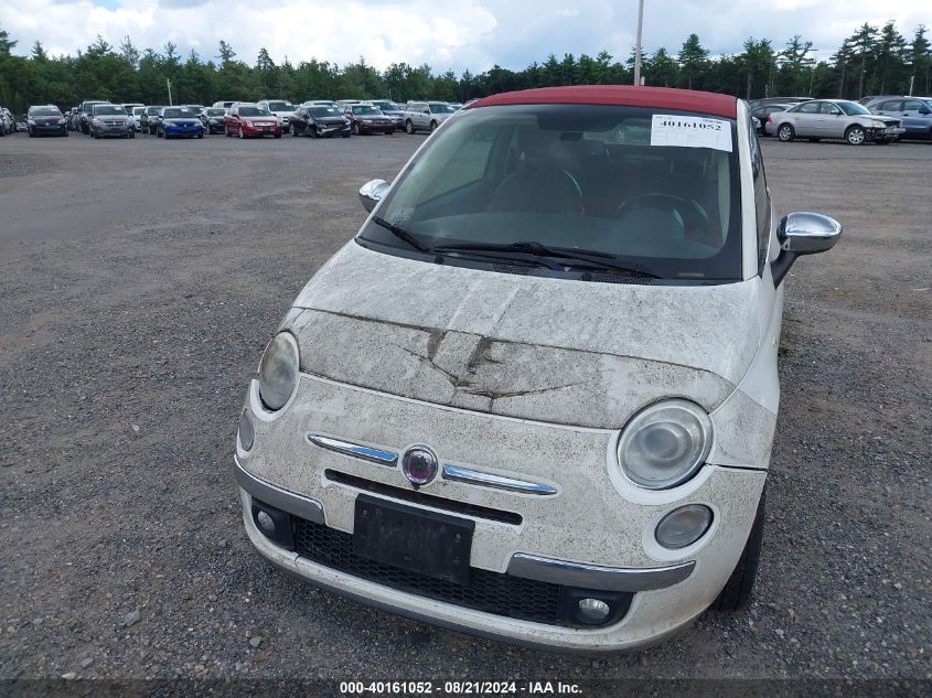 2012 Fiat 500C Lounge VIN: 3C3CFFER4CT109529 Lot: 40161052