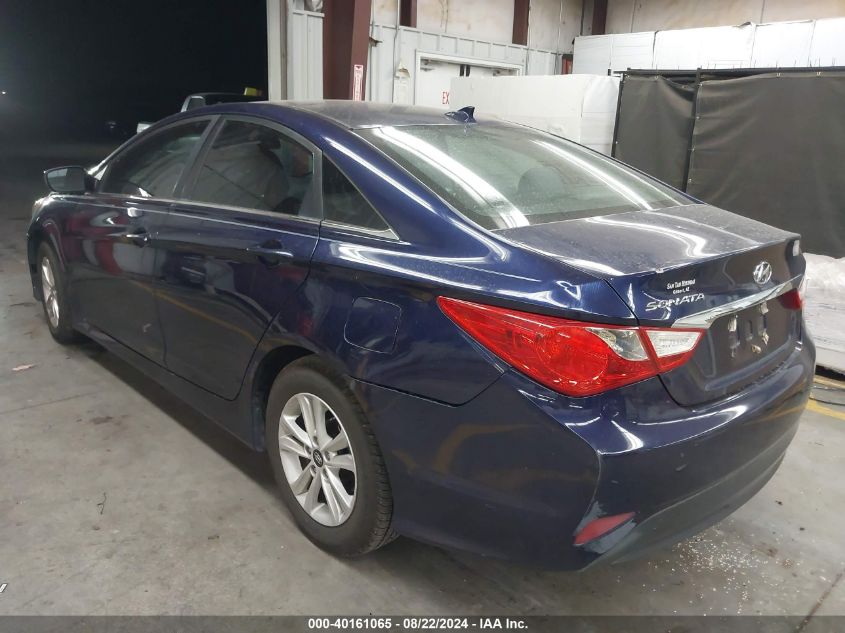 2014 Hyundai Sonata Gls VIN: 5NPEB4AC6EH869003 Lot: 40161065