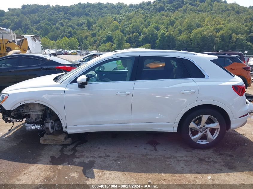 2020 Audi Q3 Premium 45 Tfsi Quattro Tiptronic VIN: WA1AECF37L1004418 Lot: 40161084