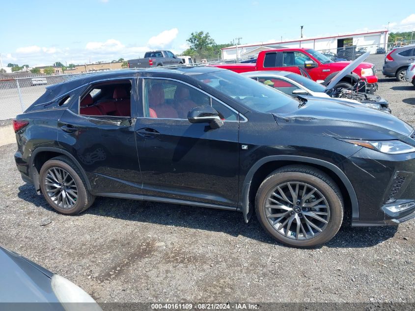 2022 Lexus Rx 350 F Sport Appearance VIN: 2T2SZMDA0NC367367 Lot: 40161109