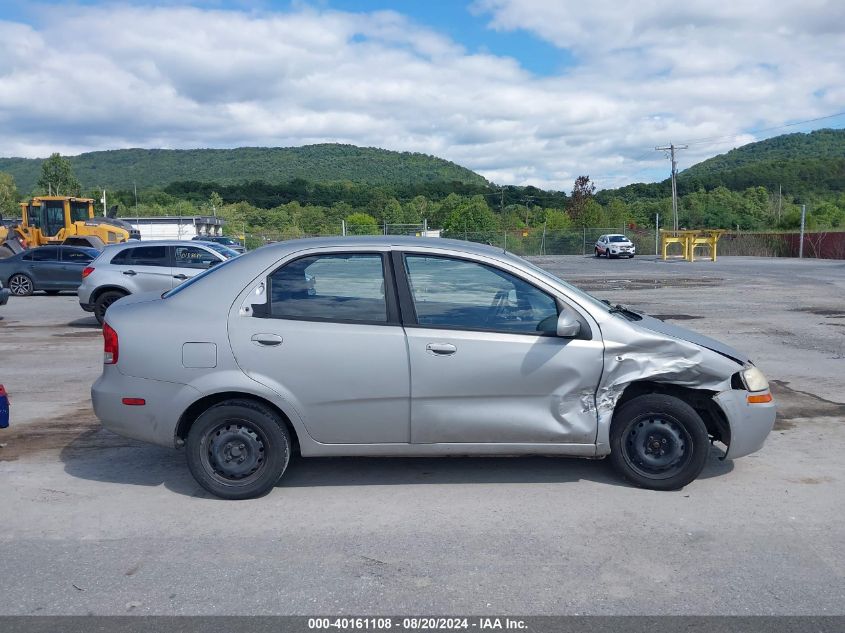 2006 Chevrolet Aveo Ls VIN: KL1TD56696B597096 Lot: 40161108