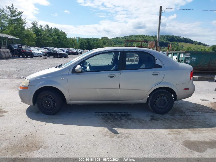 2006 Chevrolet Aveo Ls VIN: KL1TD56696B597096 Lot: 40161108