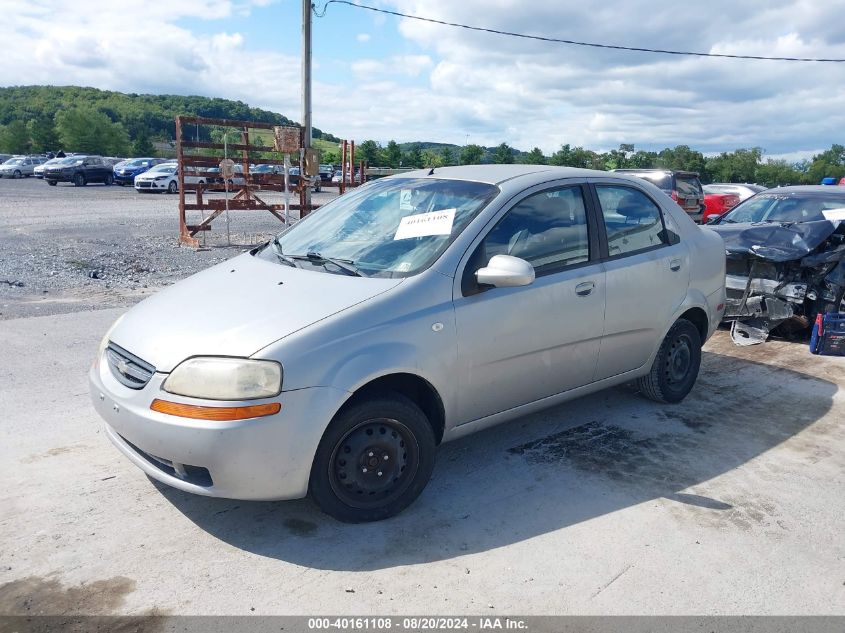 2006 Chevrolet Aveo Ls VIN: KL1TD56696B597096 Lot: 40161108