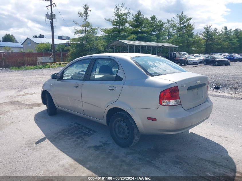 2006 Chevrolet Aveo Ls VIN: KL1TD56696B597096 Lot: 40161108