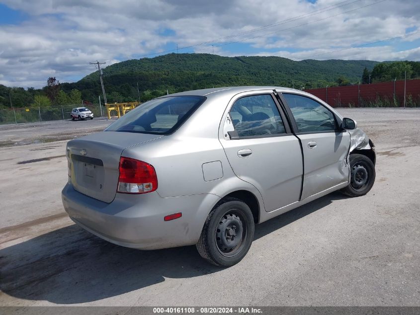 2006 Chevrolet Aveo Ls VIN: KL1TD56696B597096 Lot: 40161108