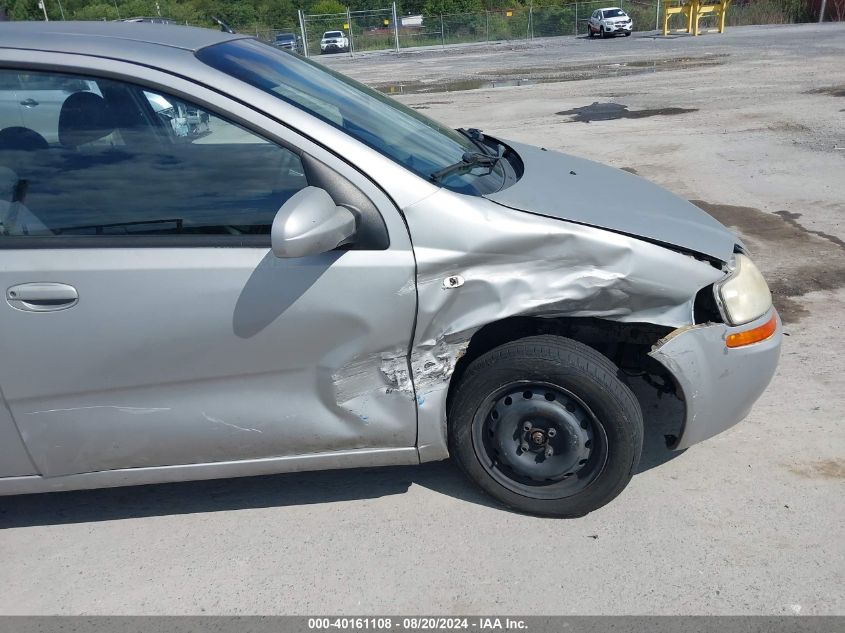 2006 Chevrolet Aveo Ls VIN: KL1TD56696B597096 Lot: 40161108