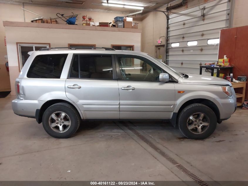 2007 Honda Pilot Ex-L VIN: 5FNYF18567B017808 Lot: 40161122