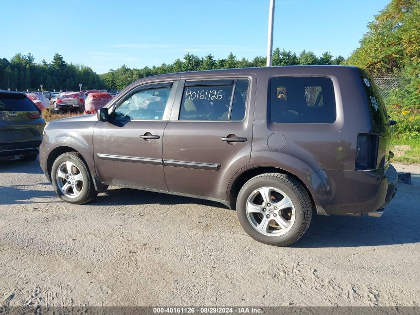 2012 Honda Pilot Ex-L VIN: 5FNYF4H53CB004235 Lot: 40161126