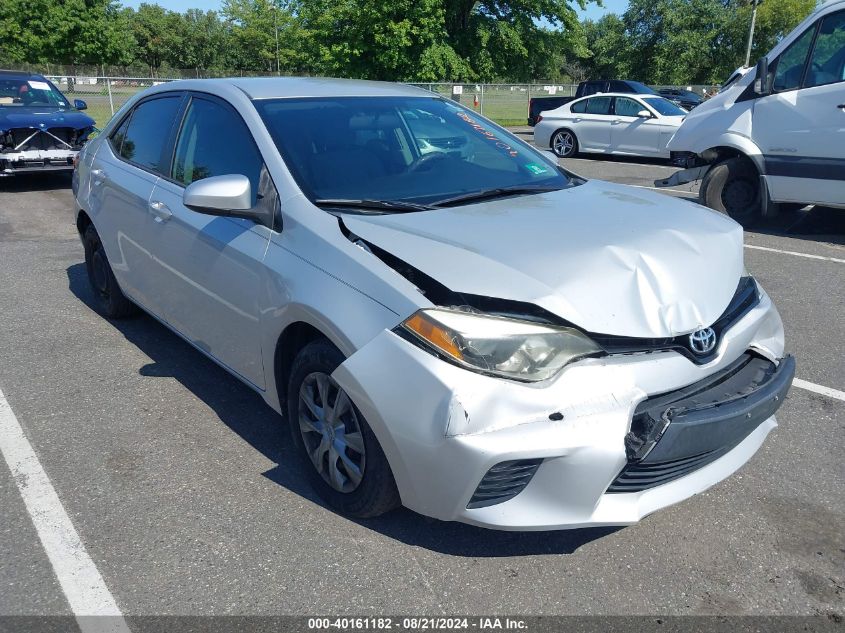 2015 Toyota Corolla L/Le/Le Pls/Prm/S/S Pls VIN: 2T1BURHE0FC293558 Lot: 40161182