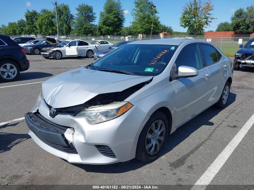 2015 Toyota Corolla L/Le/Le Pls/Prm/S/S Pls VIN: 2T1BURHE0FC293558 Lot: 40161182