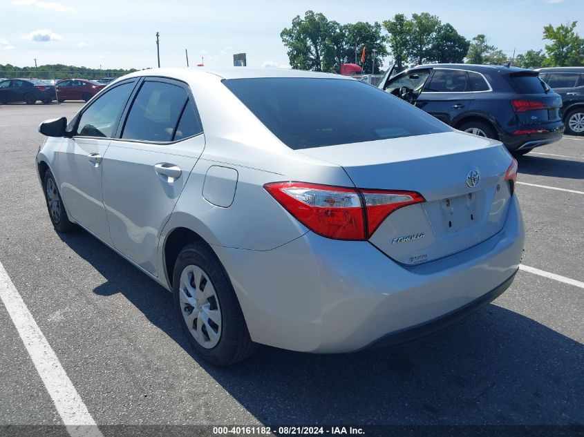 2015 Toyota Corolla L/Le/Le Pls/Prm/S/S Pls VIN: 2T1BURHE0FC293558 Lot: 40161182