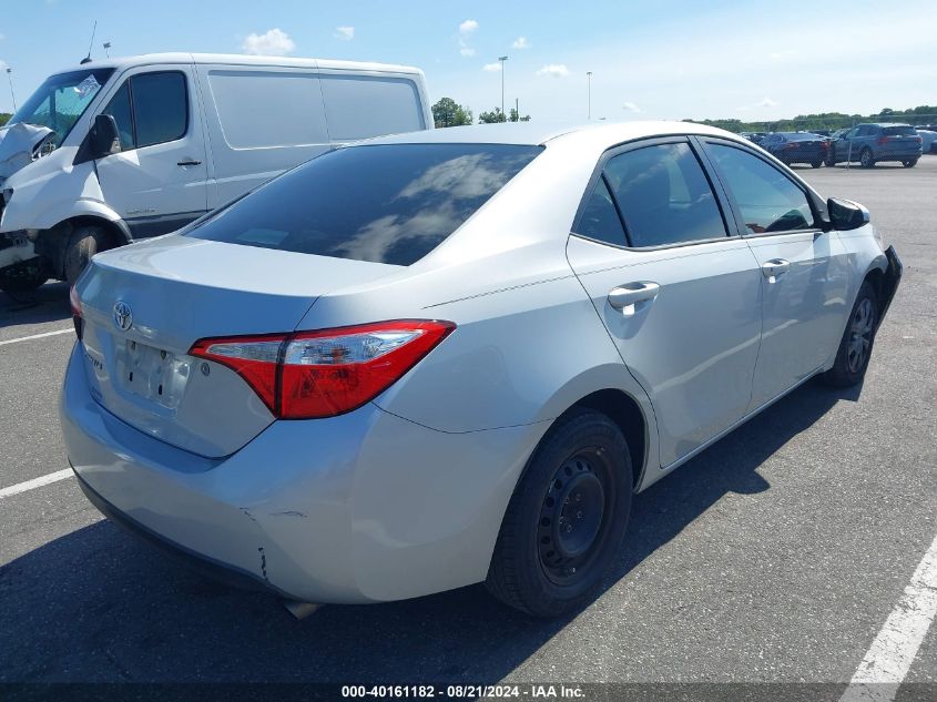 2015 Toyota Corolla L/Le/Le Pls/Prm/S/S Pls VIN: 2T1BURHE0FC293558 Lot: 40161182