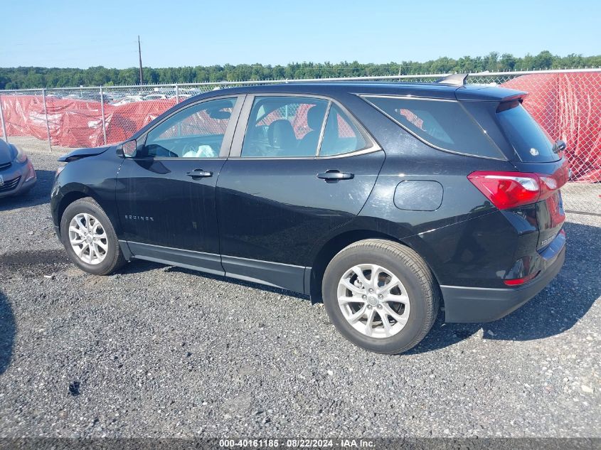 2020 Chevrolet Equinox Fwd Ls VIN: 2GNAXHEVXL6164751 Lot: 40161185