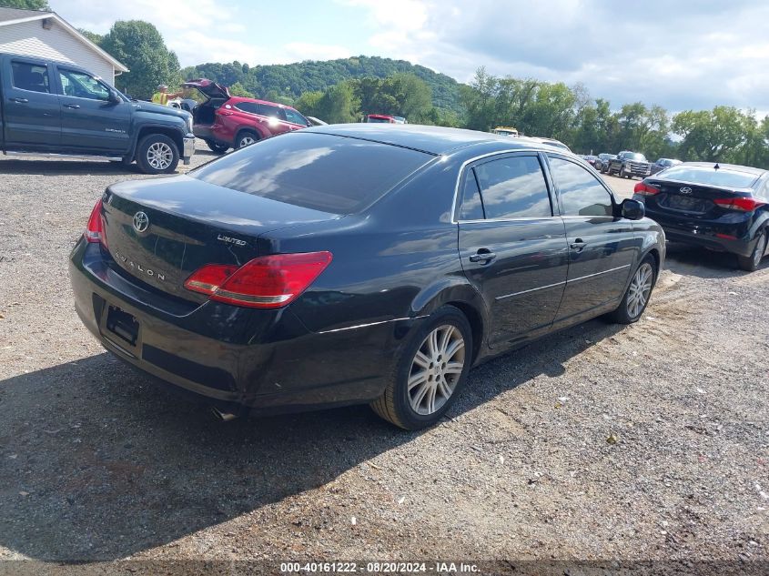 2007 Toyota Avalon Limited VIN: 4T1BK36B97U178422 Lot: 40161222