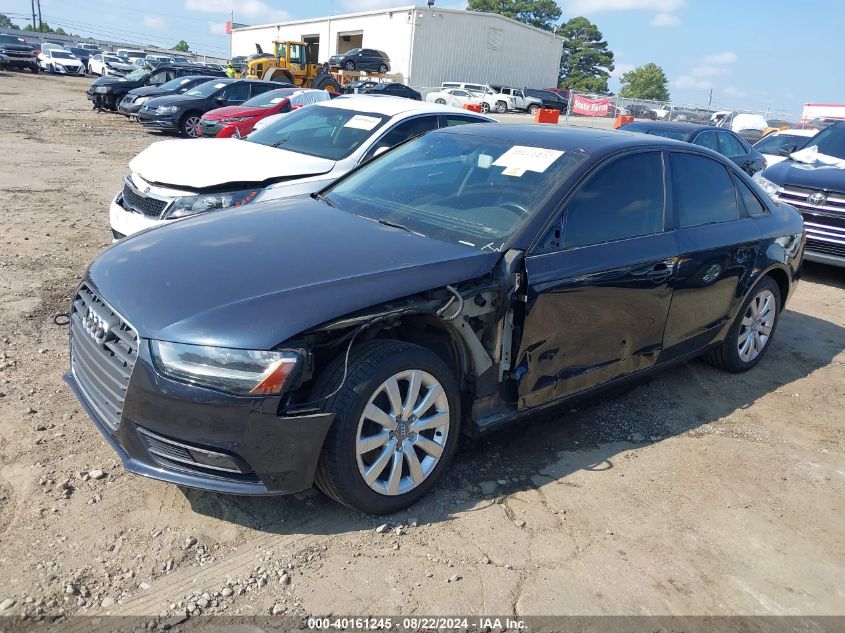 2014 Audi A4 2.0T Premium VIN: WAUBFAFL5EN040192 Lot: 40161245