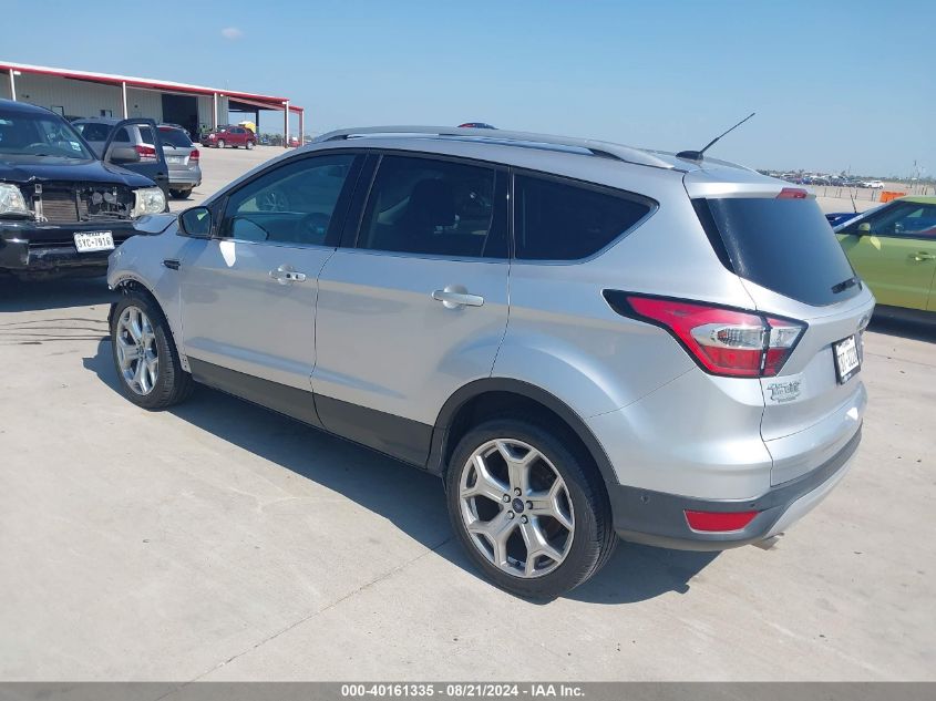 2017 Ford Escape Titanium VIN: 1FMCU0J97HUB52243 Lot: 40161335