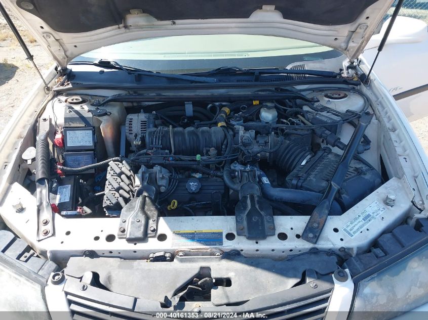 2003 Chevrolet Impala Ls VIN: 2G1WH52K839449623 Lot: 40161353