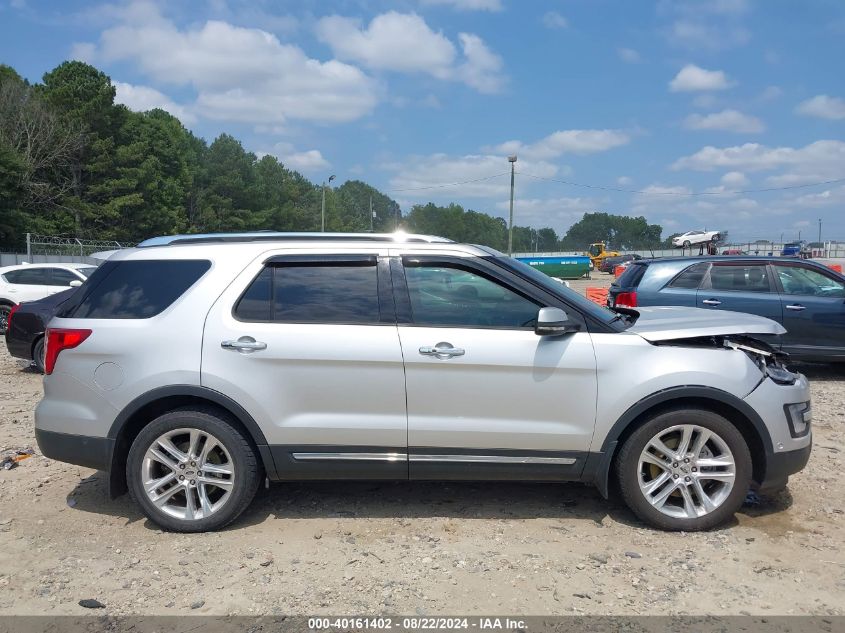 2016 Ford Explorer Limited VIN: 1FM5K7F82GGC53761 Lot: 40161402