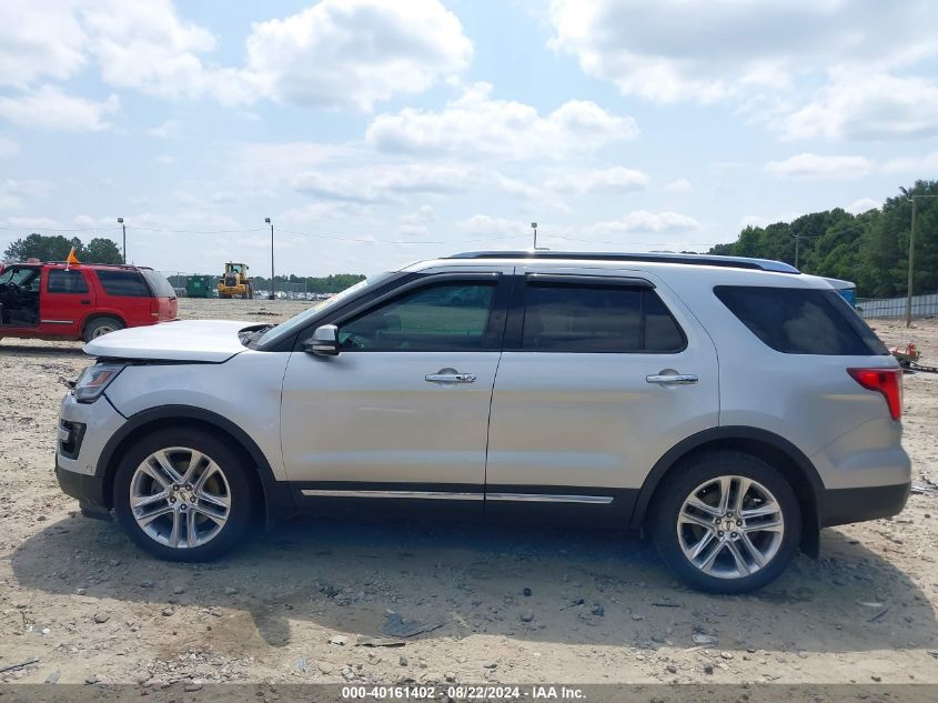 2016 Ford Explorer Limited VIN: 1FM5K7F82GGC53761 Lot: 40161402