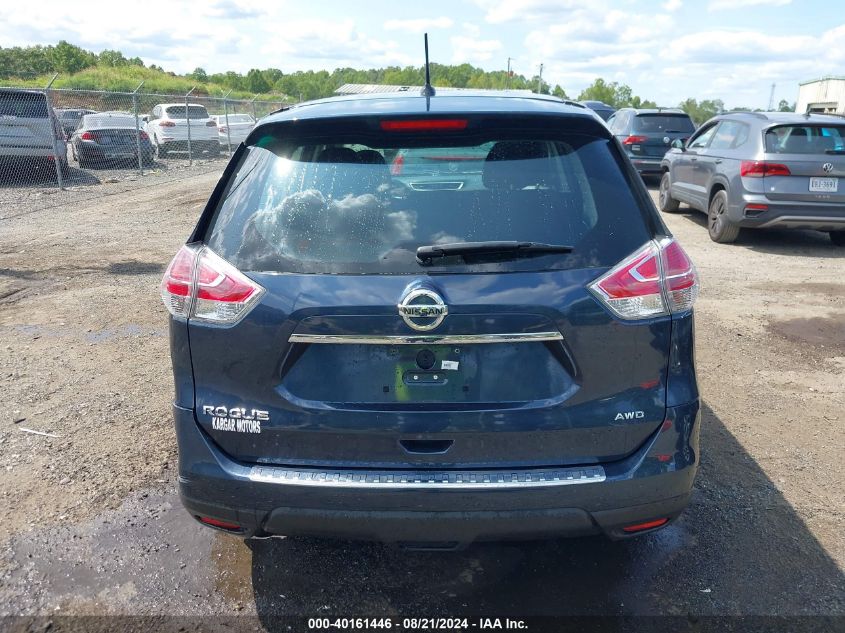 2016 Nissan Rogue S VIN: 5N1AT2MV5GC812993 Lot: 40161446