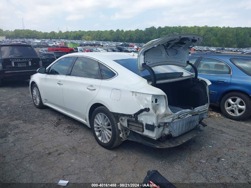 2013 Toyota Avalon Hybrid/Prem/Tour/Ltd VIN: 4T1BD1EB8DU012923 Lot: 40161488