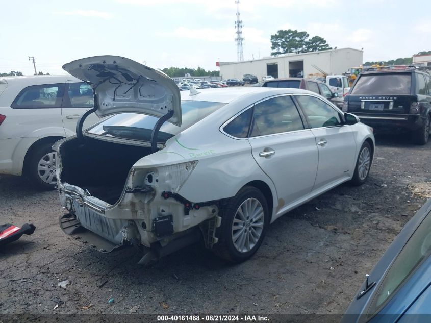 2013 Toyota Avalon Hybrid/Prem/Tour/Ltd VIN: 4T1BD1EB8DU012923 Lot: 40161488