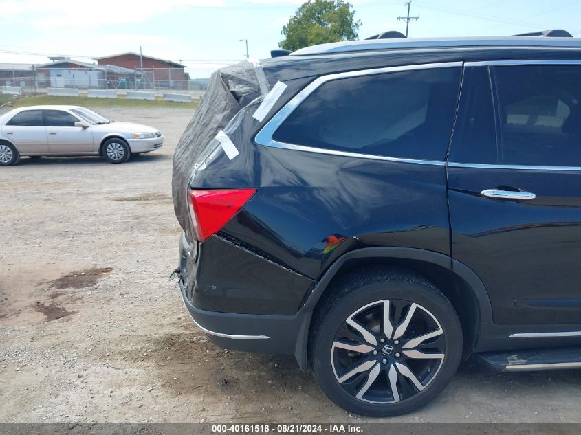 2020 Honda Pilot Awd Elite VIN: 5FNYF6H04LB011646 Lot: 40161518