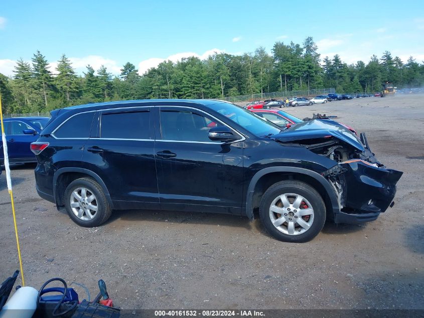 2016 Toyota Highlander Xle V6 VIN: 5TDJKRFH9GS276717 Lot: 40161532