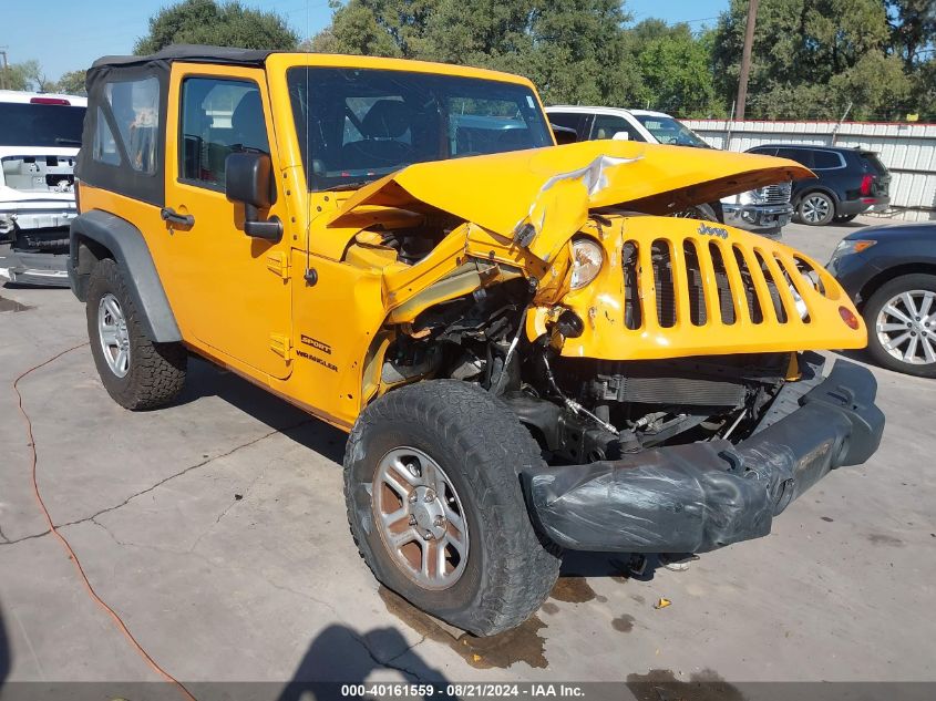 2012 Jeep Wrangler Sport VIN: 1C4AJWAG8CL236852 Lot: 40161559