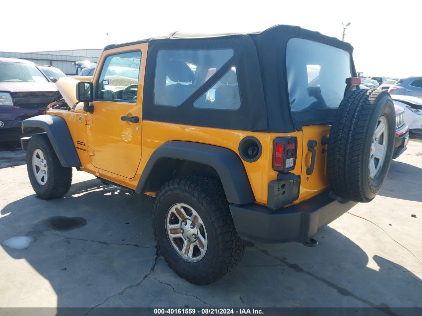 2012 Jeep Wrangler Sport VIN: 1C4AJWAG8CL236852 Lot: 40161559