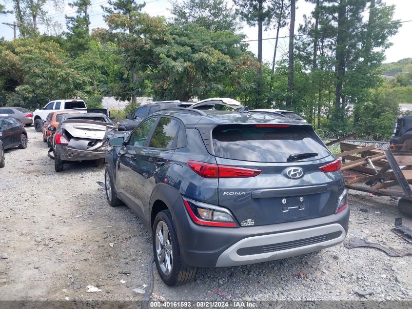 2022 Hyundai Kona Sel VIN: KM8K62AB6NU866655 Lot: 40161593