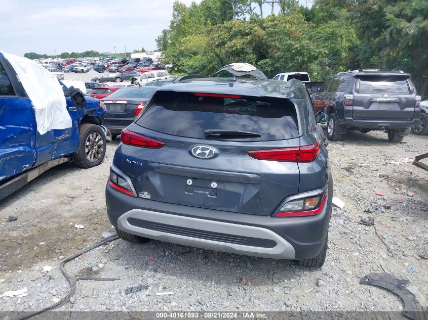 2022 Hyundai Kona Sel VIN: KM8K62AB6NU866655 Lot: 40161593