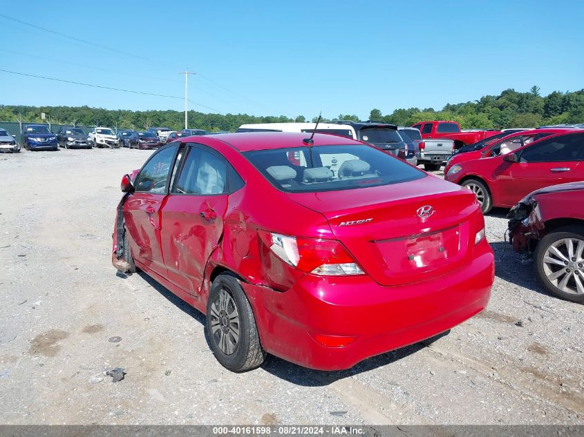 2017 Hyundai Accent Se VIN: KMHCT4AE3HU308334 Lot: 40161598