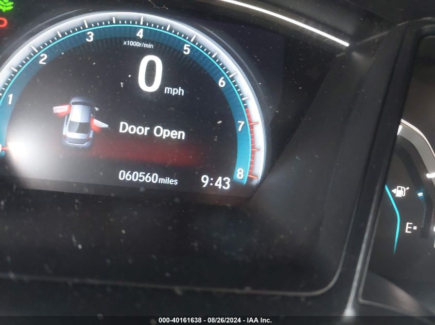 2019 Honda Civic Lx VIN: 2HGFC2F66KH555091 Lot: 40161638