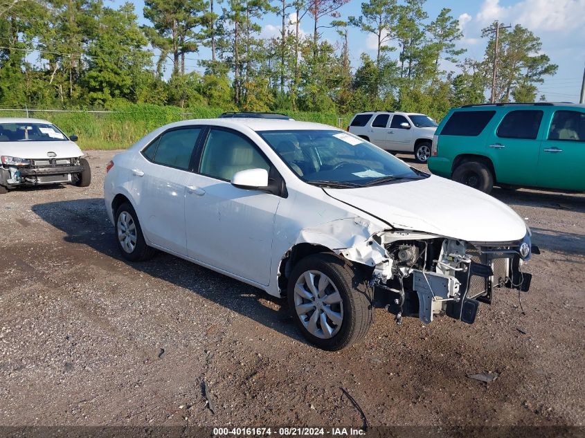 2016 Toyota Corolla L/Le/Le Pls/Prm/S/S Pls VIN: 5YFBURHE7GP498196 Lot: 40161674