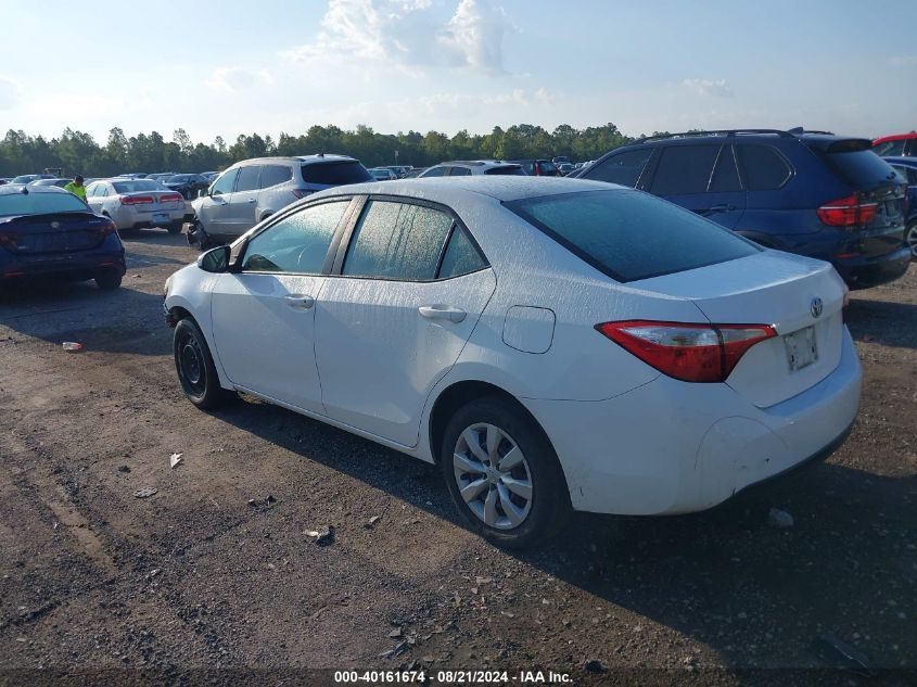 2016 Toyota Corolla L/Le/Le Pls/Prm/S/S Pls VIN: 5YFBURHE7GP498196 Lot: 40161674