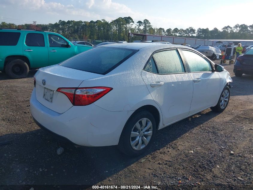 2016 Toyota Corolla L/Le/Le Pls/Prm/S/S Pls VIN: 5YFBURHE7GP498196 Lot: 40161674