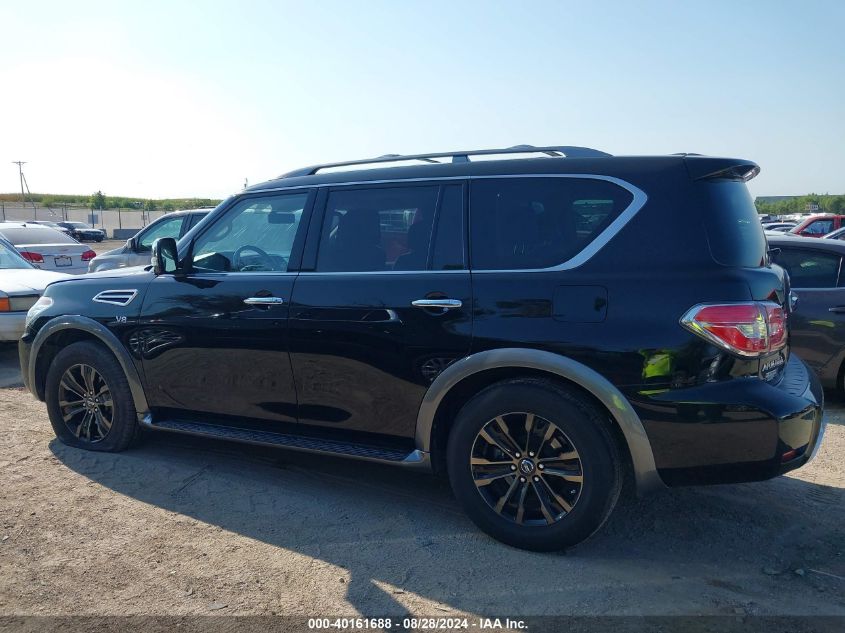 JN8AY2NEXJ9732635 2018 Nissan Armada Platinum