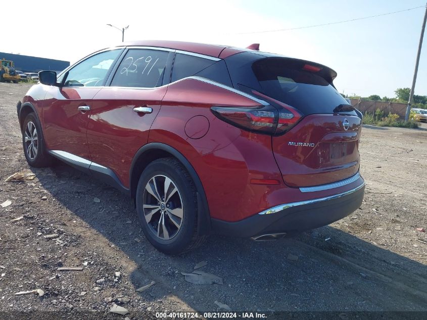 2019 Nissan Murano S/Sl/Sv/Platinum VIN: 5N1AZ2MS5KN102591 Lot: 40161724