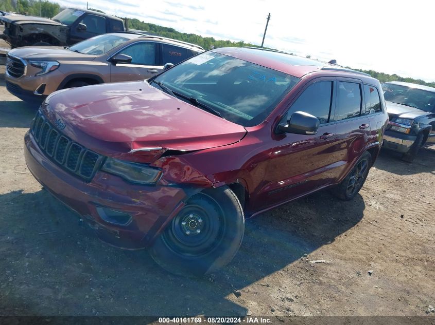 2021 Jeep Grand Cherokee 80Th Anniversary 4X4 VIN: 1C4RJFBG8MC691168 Lot: 40161769