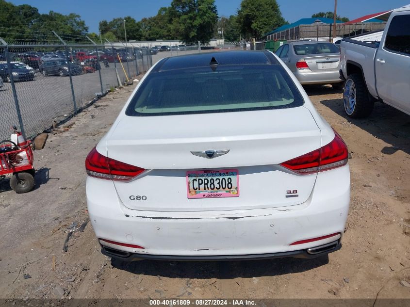 2017 Genesis G80 3.8 VIN: KMHGN4JE4HU176664 Lot: 40161809