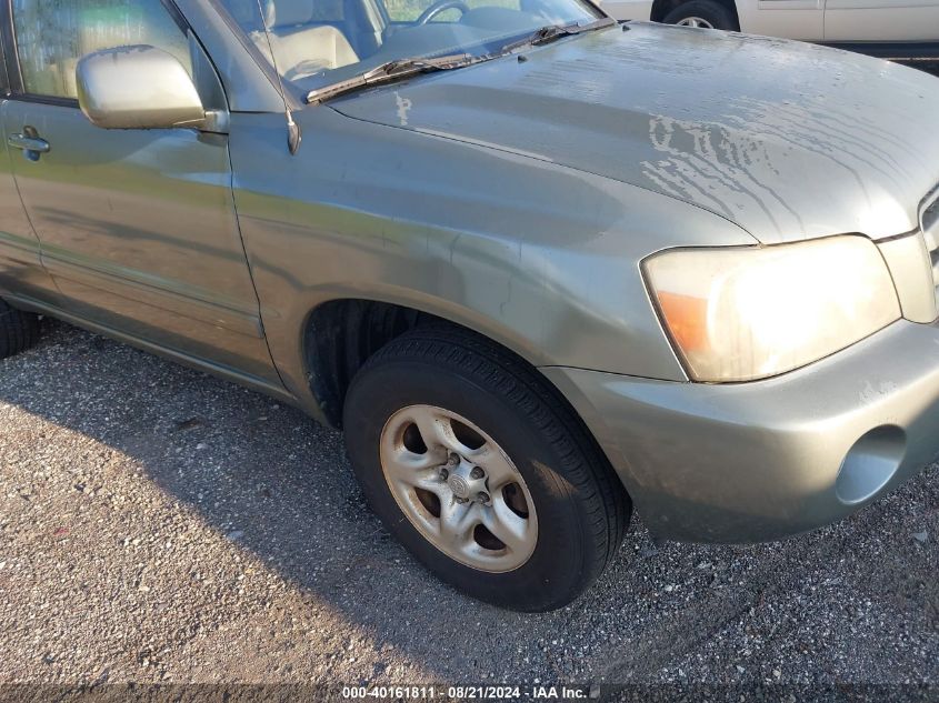 2004 Toyota Highlander VIN: JTEGD21A740078489 Lot: 40161811