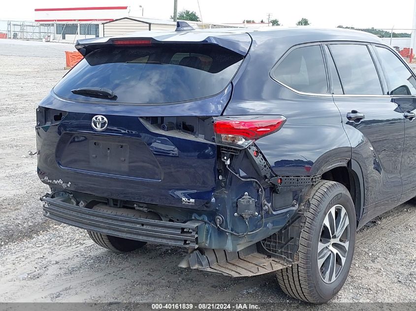 2022 Toyota Highlander Xle VIN: 5TDGZRAH9NS112541 Lot: 40161839