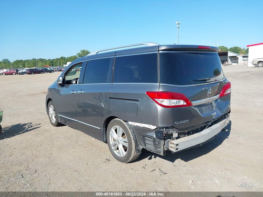 2014 Nissan Quest Le VIN: JN8AE2KP8E9104559 Lot: 40161853