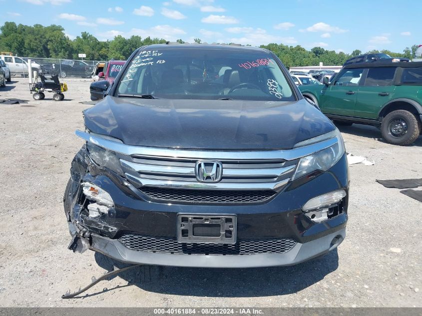 2016 Honda Pilot Ex-L VIN: 5FNYF6H55GB012399 Lot: 40161884