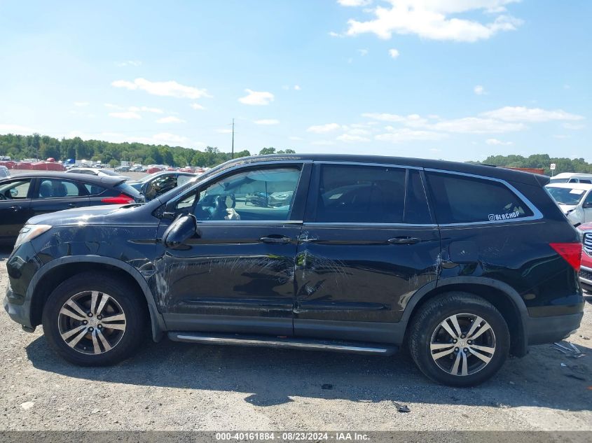 2016 Honda Pilot Ex-L VIN: 5FNYF6H55GB012399 Lot: 40161884