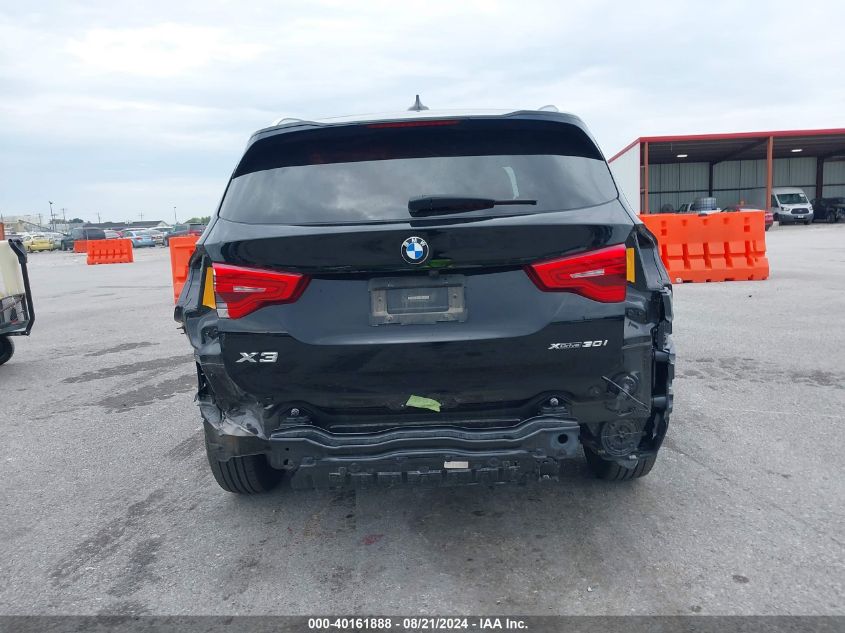 2019 BMW X3 xDrive30I VIN: 5UXTR9C51KLR05152 Lot: 40161888