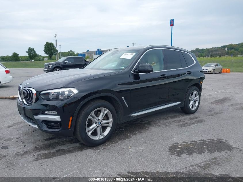 VIN 5UXTR9C51KLR05152 2019 BMW X3, Xdrive30I no.2