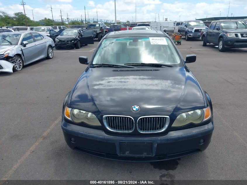 2002 BMW 330I VIN: WBAEV53422KM19927 Lot: 40161895